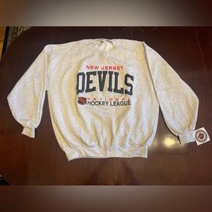 New Jersey Devils Crewneck- NEW WITH TAGS!!